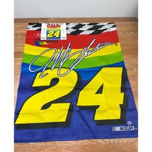 Vintage 1998 Jeff Gordon #24 NASCAR Flag 28" x 40" Made in‎ USA NEW